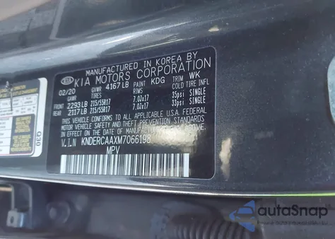 2021 Kia Seltos Ex из США, поврежденный, VIN KNDERCAAXM7066198